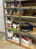 Contents of  shelf, including paint SHELF NOT INLC