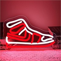 Sneaker Neon Sign - Red and White Shoe LED Neon li