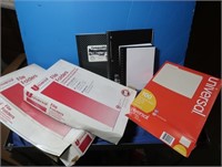 File Folders, Notebooks