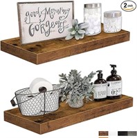 QEEIG Bathroom Shelves 24 inches Long Floating She