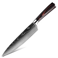 8"Chef Knife, 4cr13 Stainless steel, Pakkawood has