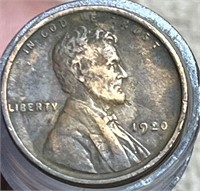 1920-1929 Wheat Cent Tube