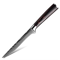 6"Boning Knife, 4cr13 Stainless steel, Pakkawood s