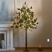 LITBLOOM Lighted Magnolia Tree 6FT 280 LED Fairy L