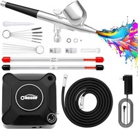 Oasser Airbrush Compressor Kit, Dual Action Airbru