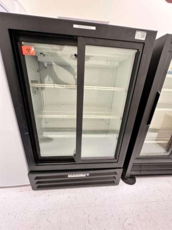 Beverage-Air LV15-1-B Glass Two Door Refrigerator