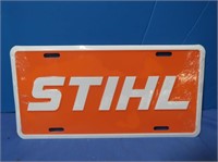 Stihl License Plate