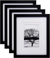 Egofine 8x10 Picture Frames 4 PCS, Made of Solid W