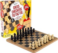 Regal Games - Reversible Wooden Board for Chess, C