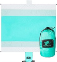 Large Beach Picnic Blanket - 10ft X 9ft - Water Re