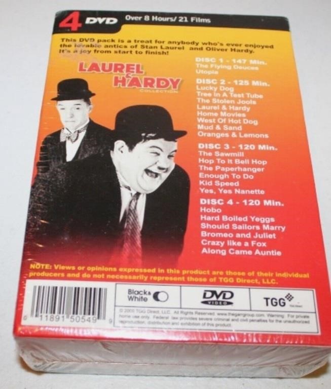 Laurel & Hardy Collection (Brand New DVD, 2009) 4