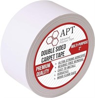 APT Double Sided Carpet Tape, Residue-Free, for