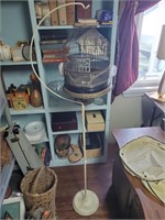 Antique Bird Cage & Stand & Covers