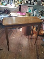 Oak Hall Table w/Tappered Legs-30t x 32w x 13d