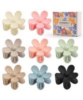 8PCS Flower Claw Clips, Hair Claw Clips for Thick