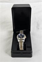 Prestige By Waltham Date & Time Wristwatch