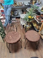 Wrought Iron Parlor Chairs