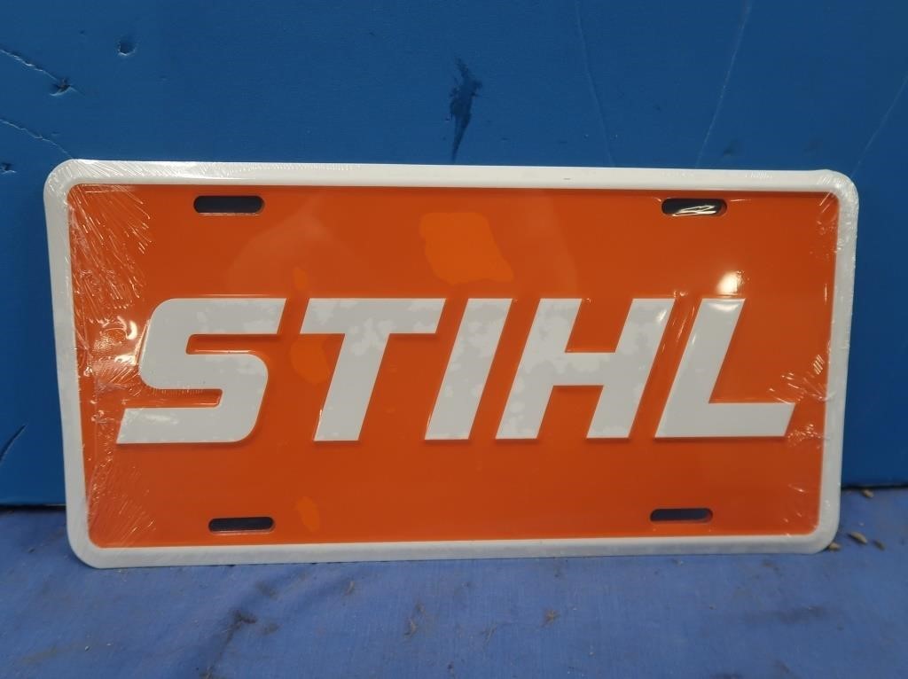 2 New Stihl Front License Plates