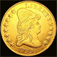 1799 Lg Stars $10 Gold Eagle