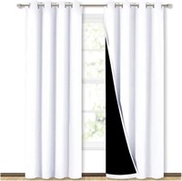 NICETOWN 100% Blackout Window Curtain Panels,