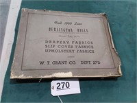 1950 - W.T. Grant Drapery and Upholstery Fabrics