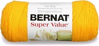 Bernat Super Value Yarn, 5 oz, Bright Yellow, 2