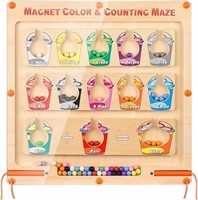 Magnetic Color and Number Maze (ice Cream)