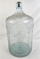 Vintage Distillia 5 Gal. Glass Water Jug