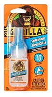 Gorilla Glue Super Glue Liquid, Fast-Setting,