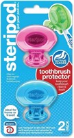 Steripod Clip-On Toothbrush Protector, Keeps