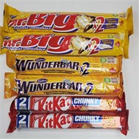 Assorted King Size Chocolate Bars x6