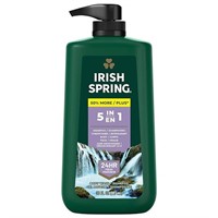 Irish Spring 5 in 1 Body Wash for Men, Men's Body