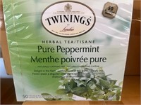 Pure Peppermint Tea TWININGS PK/50 BB 9/26