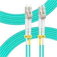 FLYPROFiber LC to LC OM4 Fiber Patch Cable 15M,