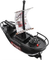 NUOBESTY 1pc Pool Pirate Toy Boat Bath Toys,