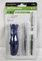 New Pittsburgh 4-in-1 Screwdriver