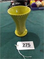 McCoy 8 inch Chartreuse Vase