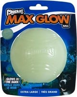 Chuckit Max Glow Ball Dog Toy, Extra Large (3.5 In