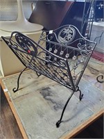 Folding Metal Magazine Rack