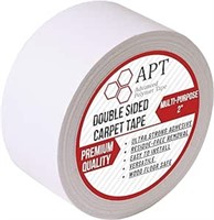 2 Packs of APT Double Sided Carpet Tape, Residue-F