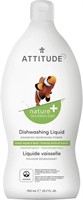 ATTITUDE Dishwashing Liquid, EWG Verified, Vegan D