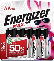 Energizer MAX AA Batteries (10 Pack), Double A Alk