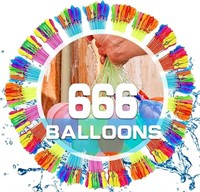 Water Balloons, 666Pcs Multicolored Instant Quick