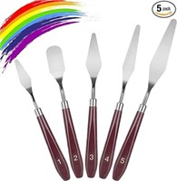 Palette Knife Set, 5 Pieces Stainless Steel Spatul