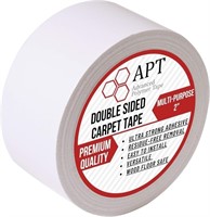 2 Packs Of APT Double Sided Carpet Tape, Residue-F