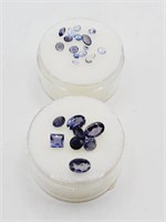(LB) Purple Iolite Gemstones - Princess, Oval,