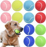 Ousiya Dog Tennis Balls Colorful Easy Catching Pet