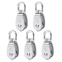 8 Pack M15 Single Pulley Block 304 Stainless Steel