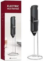 Handheld Electric Milk Frother with Stainless Stee