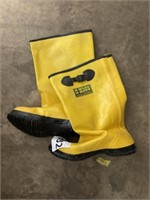 Yellow Rubber Boots Sz. 11